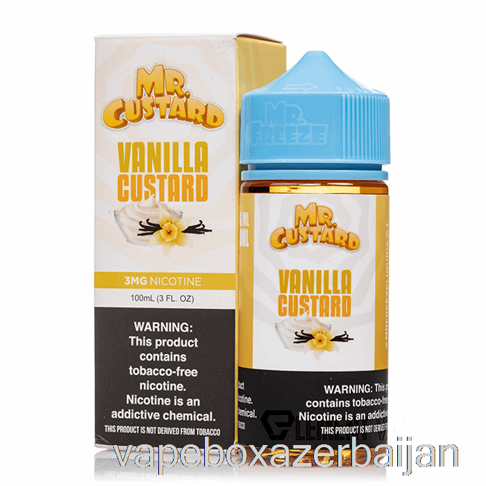 Vape Azerbaijan Vanilla Custard - Mr Custard - 100mL 3mg